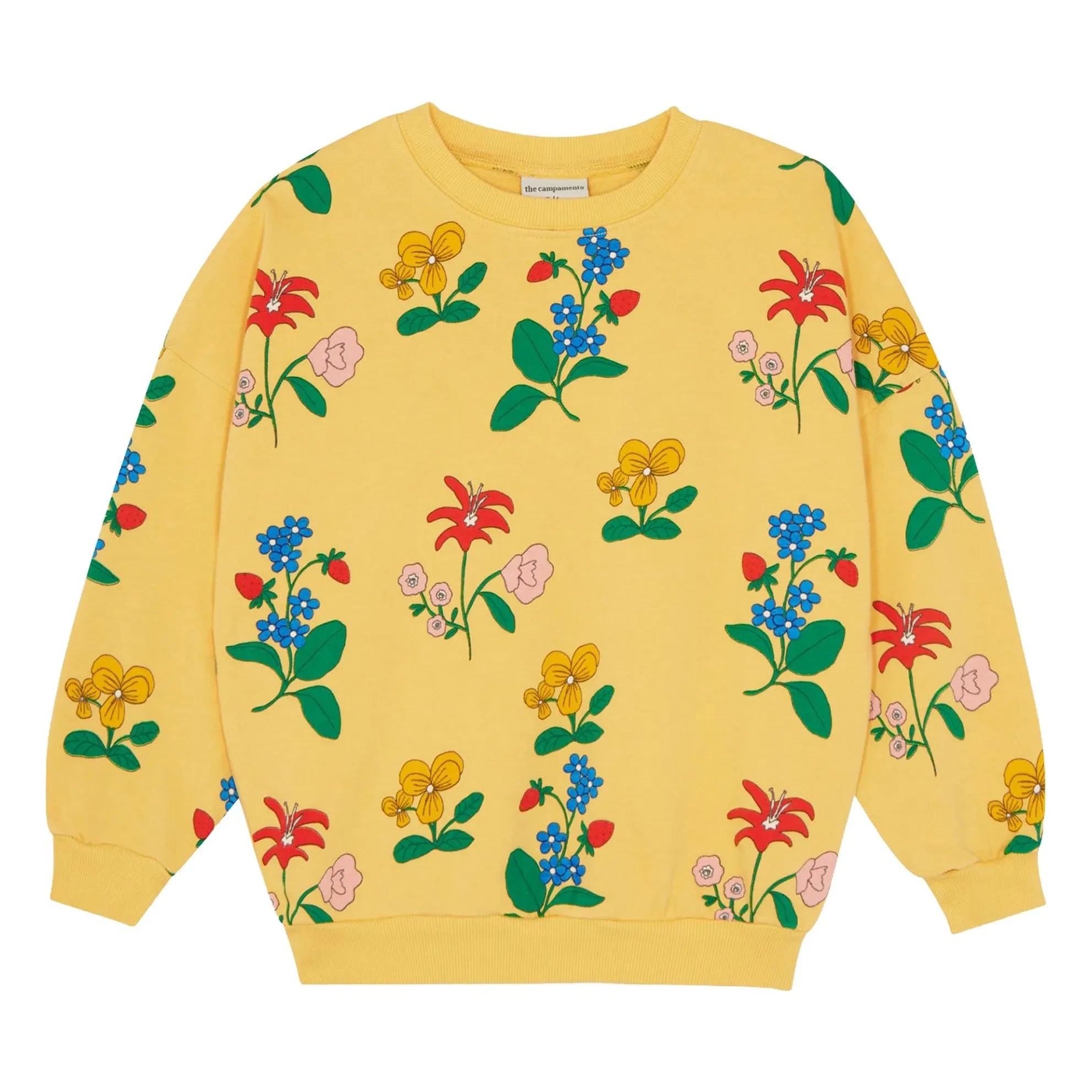 The Campamento - Blumen Sweatshirt | Gelb