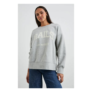 Rails - Sweatshirt The Varsity | Heather Grau