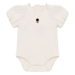 Donsje - Nowie Fleur Body aus Bio-Baumwolle | Ecru