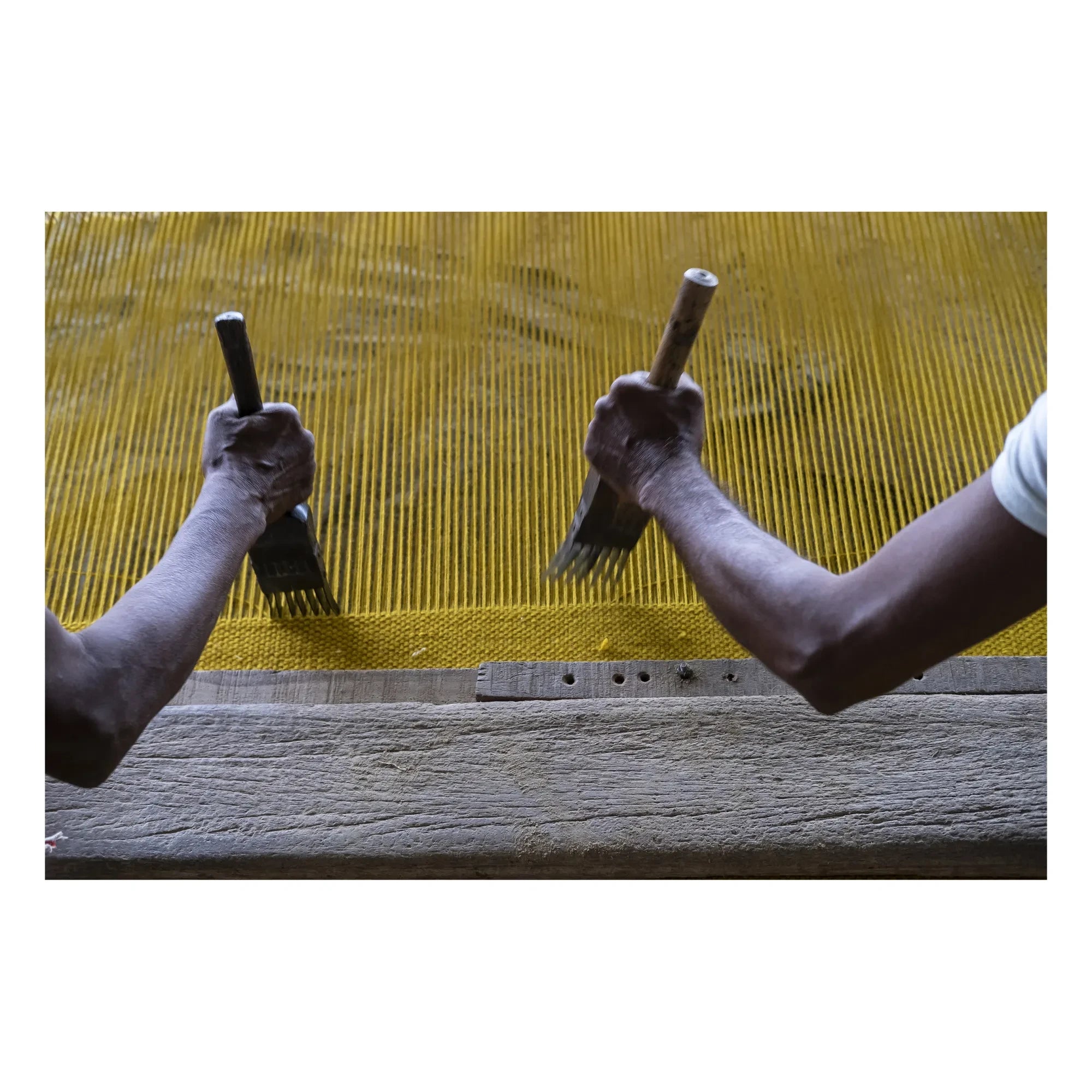 Nanimarquina - Colors Teppich aus neuseeländischer Wolle | Gelb