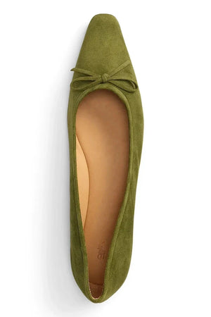 Kadife Bale Ayakkabıları Polo Ralph Lauren Pnt Ballet Flat