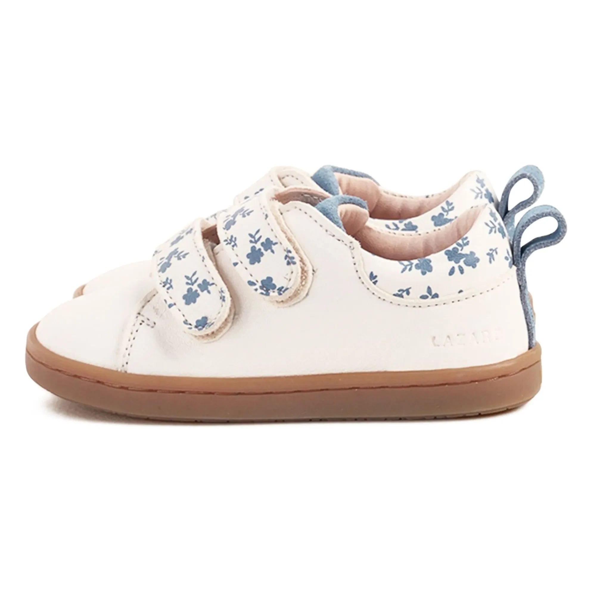 Lazare - Mahaut Sneaker mit Blumenmuster und Klettverschluss | Ecru