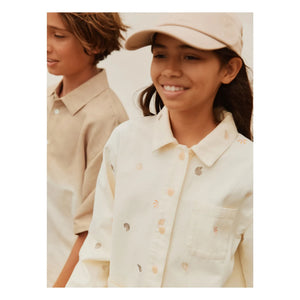 Molo - Hellen Coquillages Bio-Baumwolljacke | Ecru