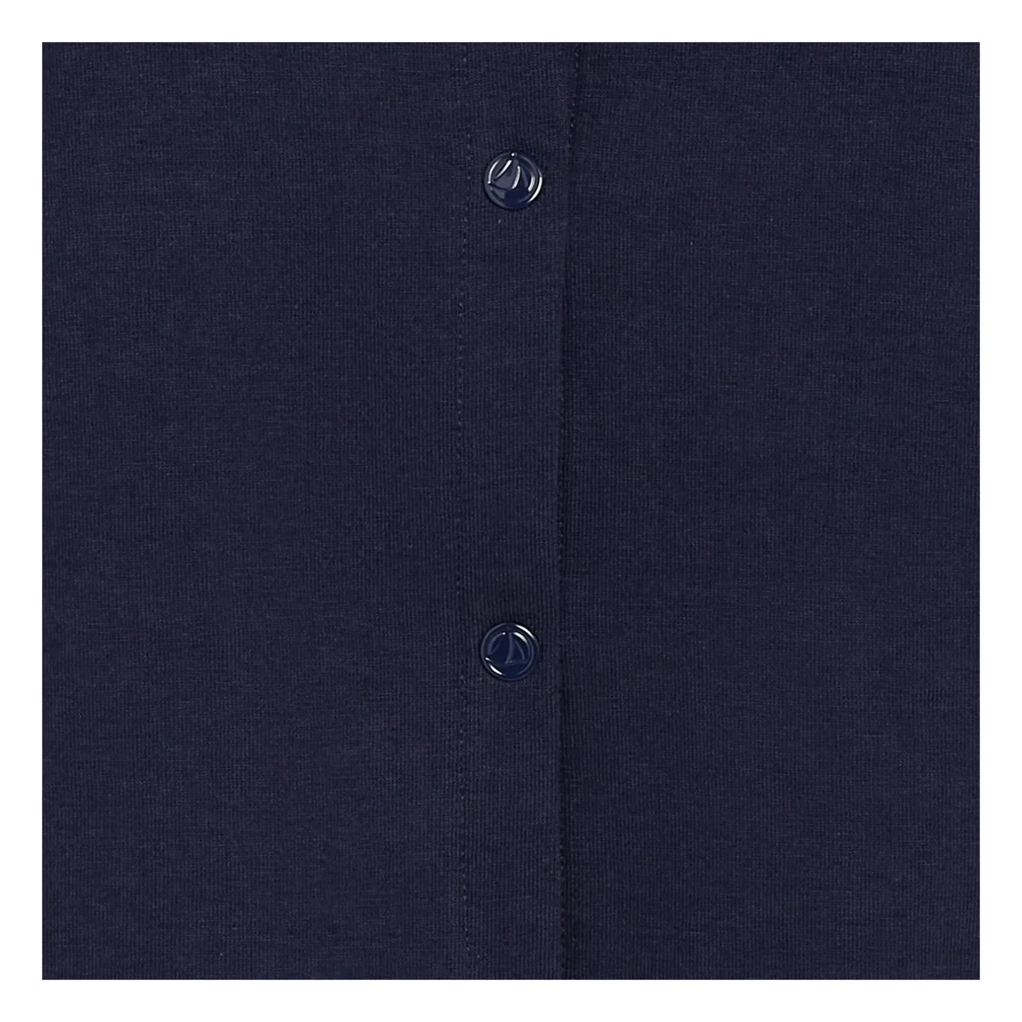Petit Bateau - Bio-Baumwoll Cardigan mit Gürtel | Marineblau
