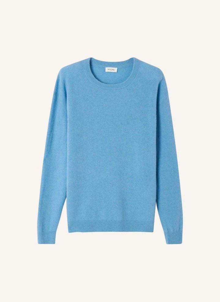 American Vintage - Raxow Wolle Pullover | Gepunktetes Blau