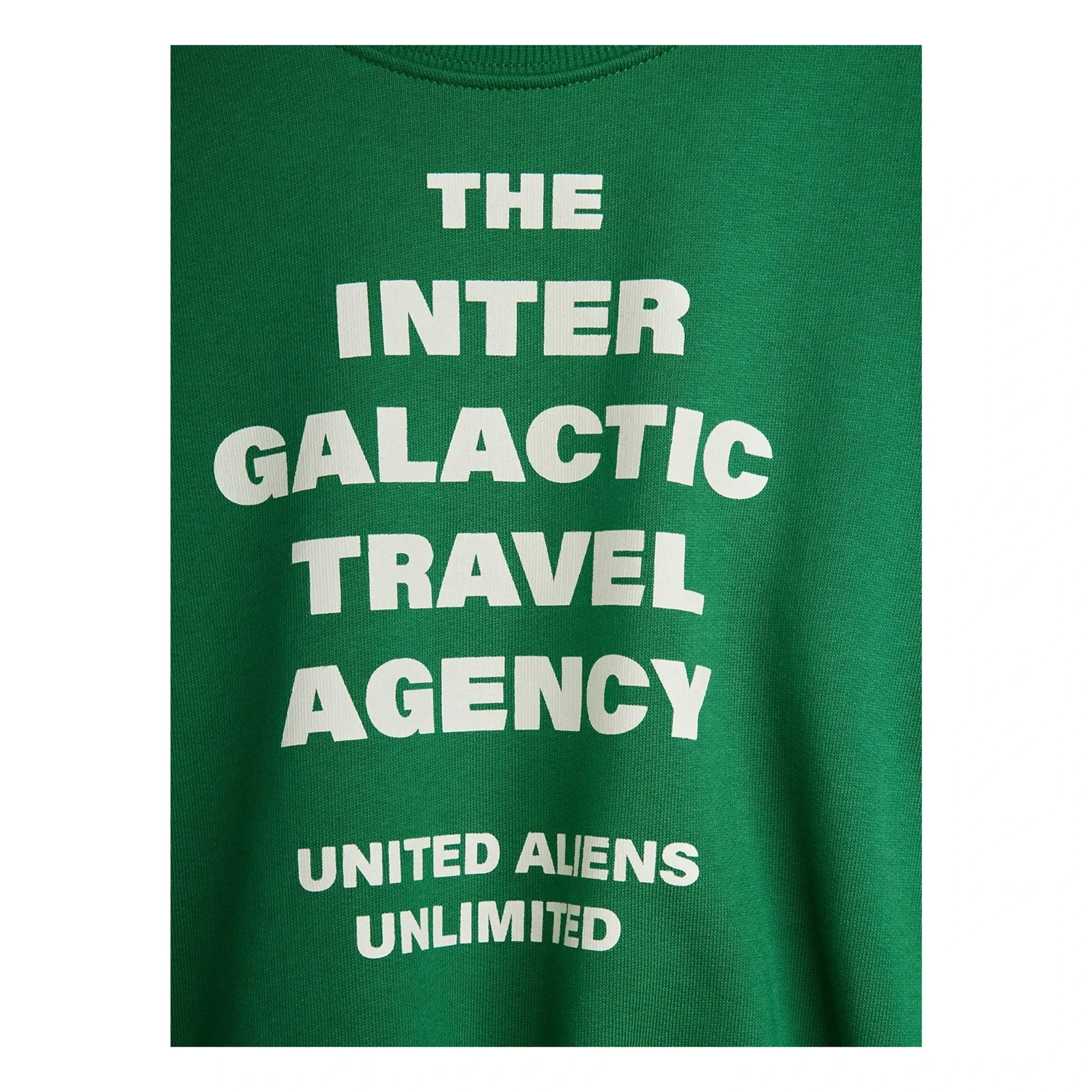 Mini Rodini - Sweat Travel Agency Bio-Baumwolle | Grün