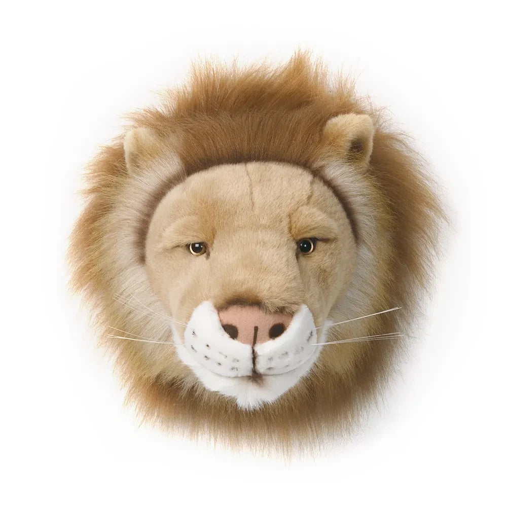 Wild & Soft - Aslan Başı Duvar Dekoru | Açık kahverengi