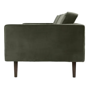 Broste Copenhagen - Wind Velvet 3-Sitzer Sofa | Olivgrün