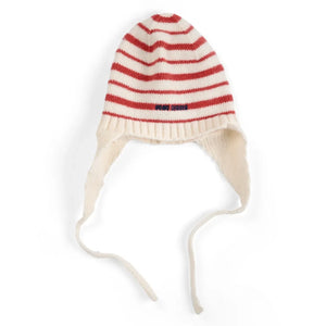 Bobo Choses - Geri Dönüştürülmüş Elyaf Çizgili Bere | Ecru