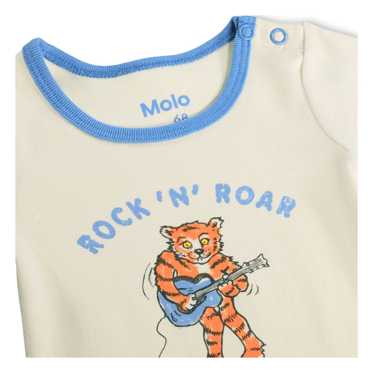 Molo - Fossie Body Rock'N'Roar Bio-Baumwolle | Ecru