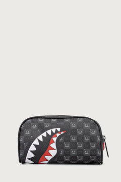 Sprayground - Graue Stiftetasche mit Haifischen in Paris 910B9316NSZ