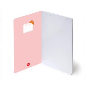 Legami - A5 Çizgisiz Defter Resimli Sert Kapak - Kruvasan
