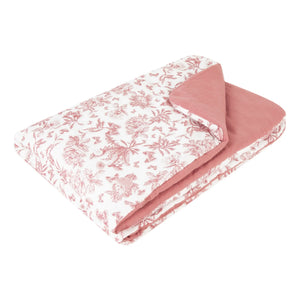 Tartine et Chocolat - Toile de Jouy Decke | Pfirsich