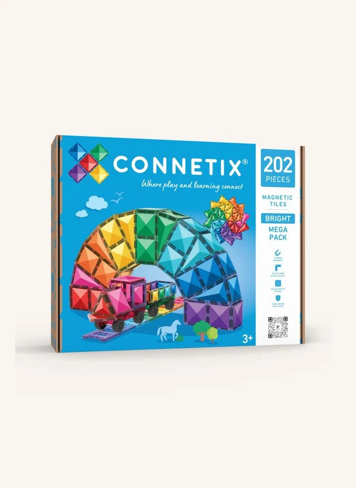 Connetix - Mega Paket - 202 Teile | Regenbogen