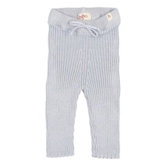 Búho - Leggings aus Bio-Baumwolle mit Kordelzug | Hellblau