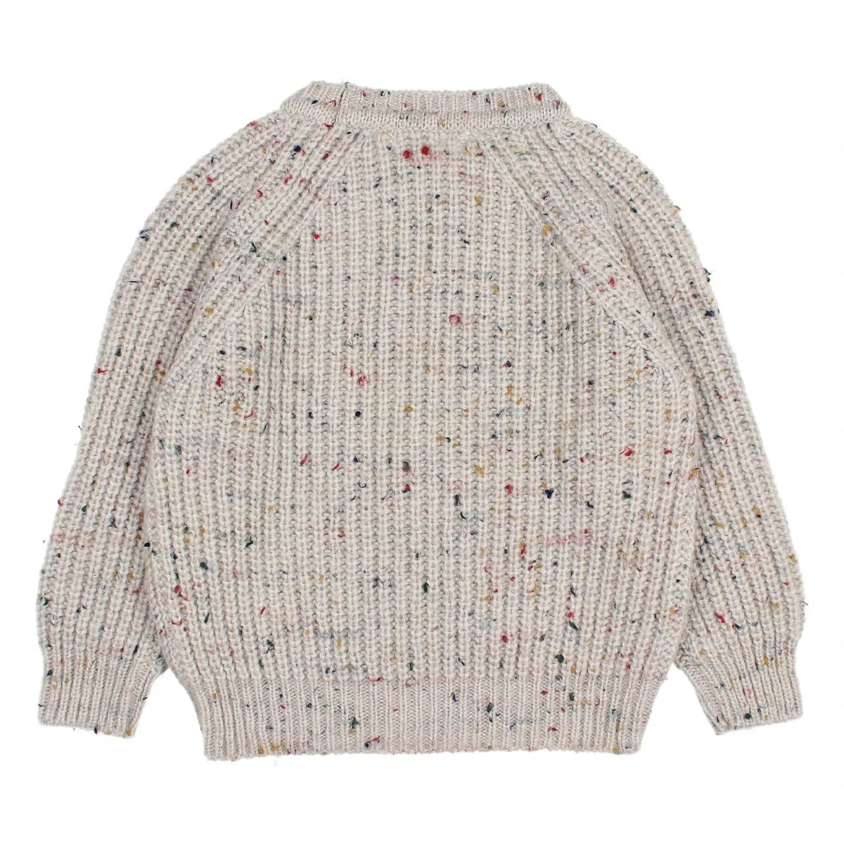 Búho - Botonato Chiné Pullover | Grau