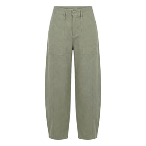 Vanessa Sposi - Vanessa Sposi X Laura Brown: Leinen-Cargohose | Khaki