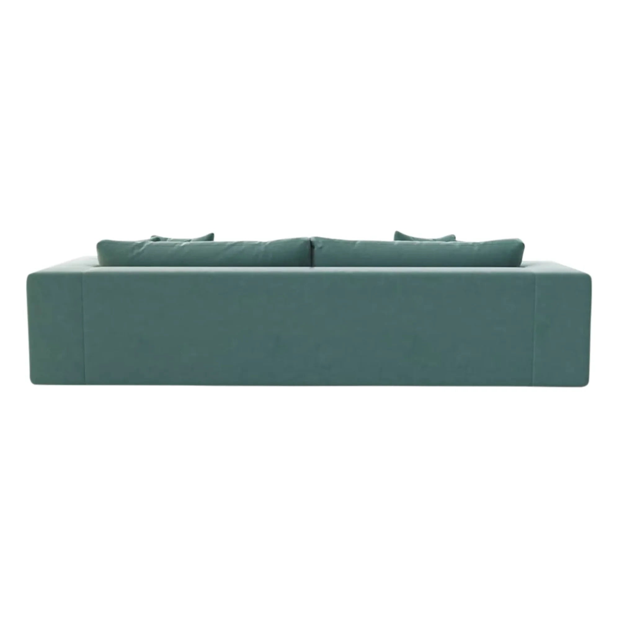 Panac Edition - Bellechasse 4-Sitzer Sofa aus gebürstetem Samt - 275 cm | Anthrazit