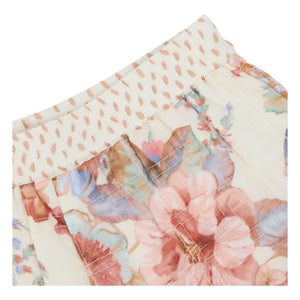 Zimmermann - Awaken Blumen-Shorts | Ecru