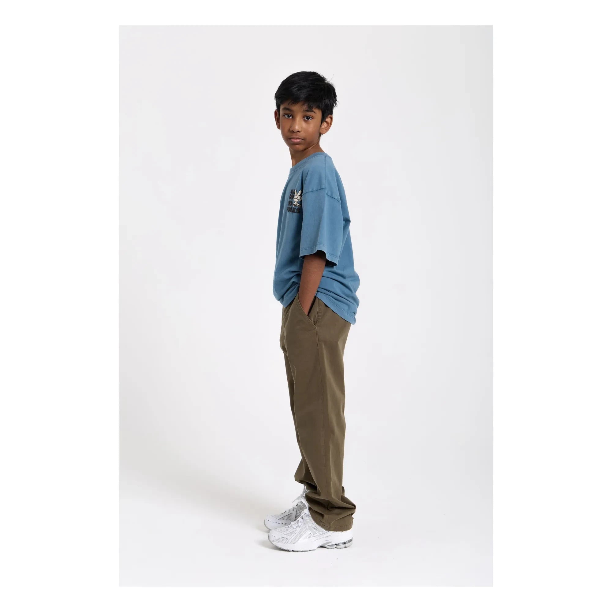 Hundred Pieces - Finn T-Shirt aus Bio-Baumwolle | Blau
