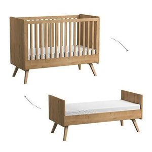 VOX - Vintage Ayarlanabilir Yatak - 70 x 140 cm | Meşe