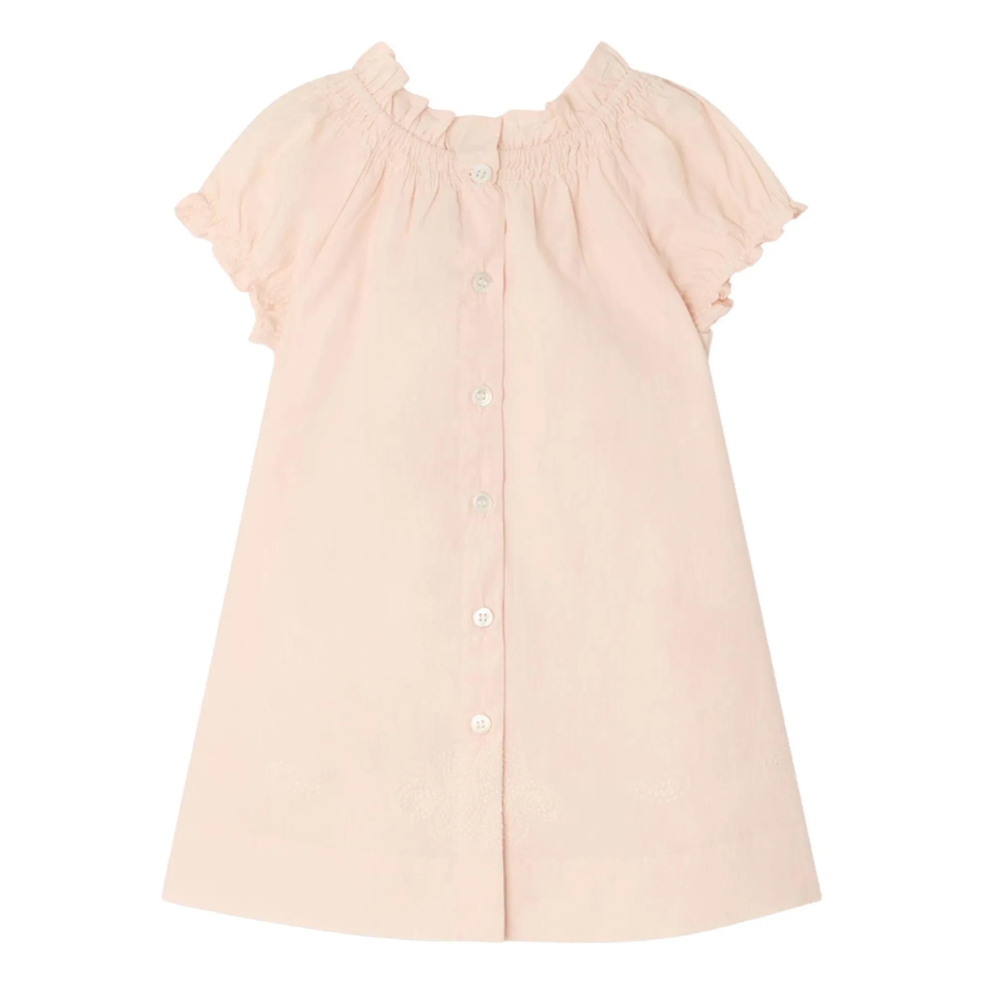 Bonpoint - Sidwell Kleid aus Bio-Baumwolle | Puderrosa