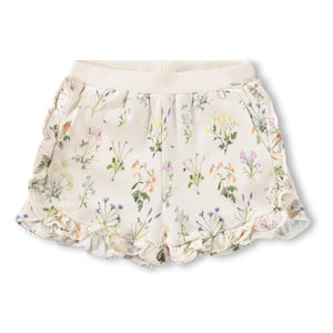 Molo – Bio-Baumwollshorts mit Akazienblütenmuster | Ecru