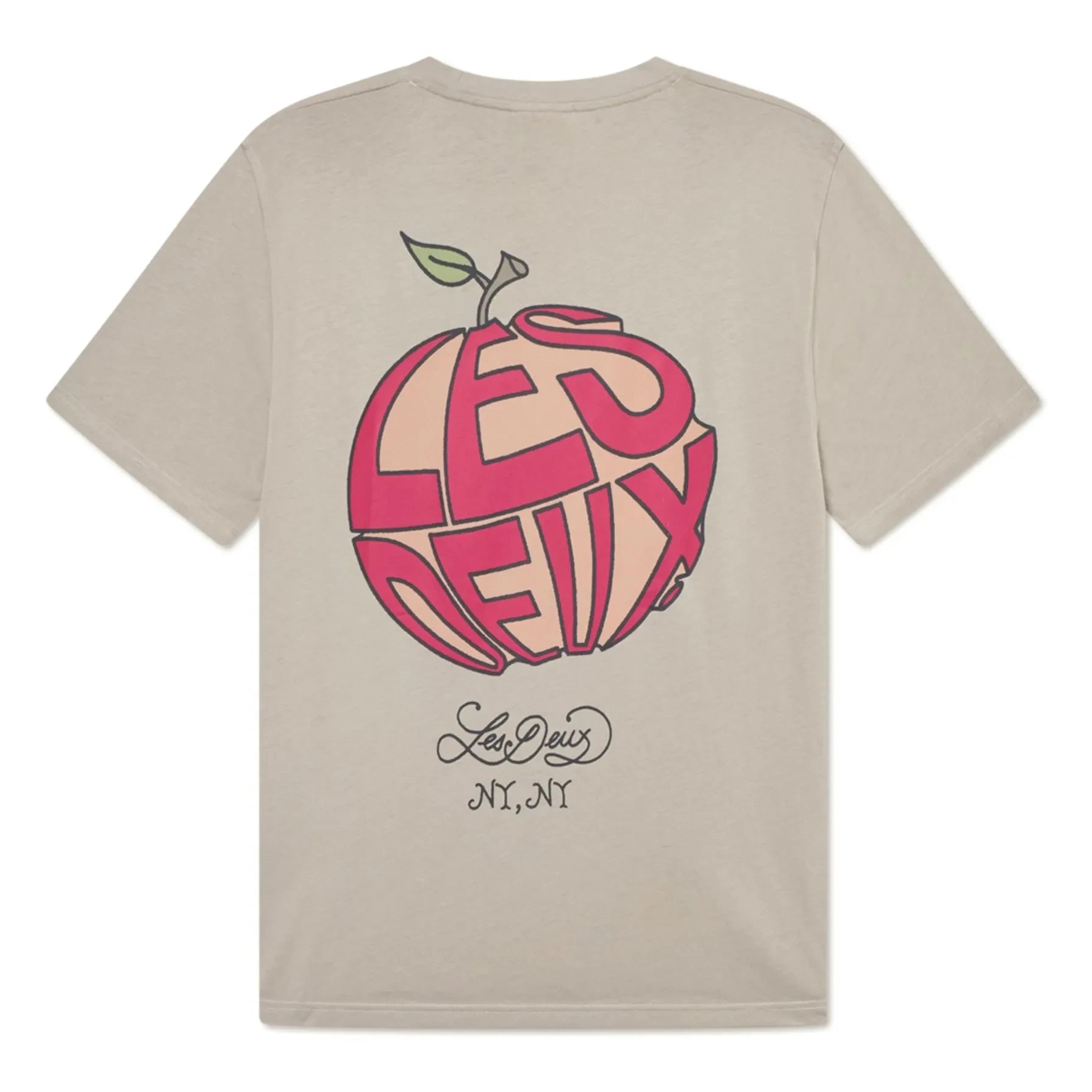 Les Deux - Orchard T-Shirt | Dunkelbeige