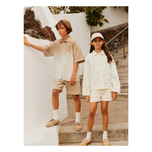 Molo - Hellen Coquillages Bio-Baumwolljacke | Ecru