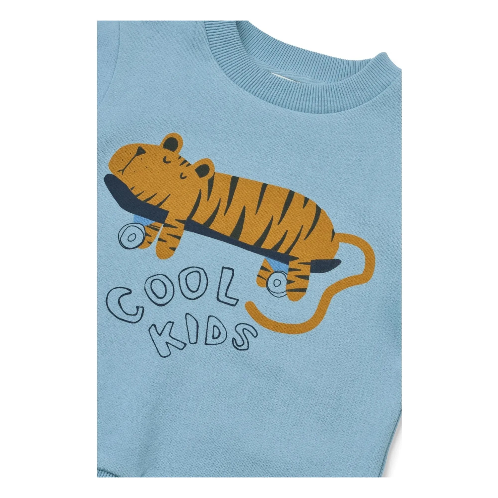 Liewood - Thora Tigre Sweatshirt aus Bio-Baumwolle | Blau