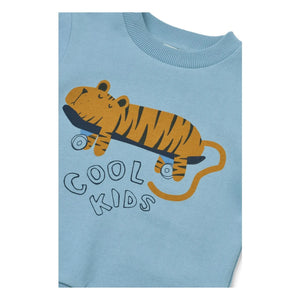 Liewood - Thora Tigre Sweatshirt aus Bio-Baumwolle | Blau