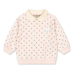 Konges Sløjd - Gepunktetes Sweat-Polo | Blassrosa