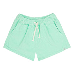 Jenest - Lou Samt Bio-Baumwoll-Shorts | Türkis