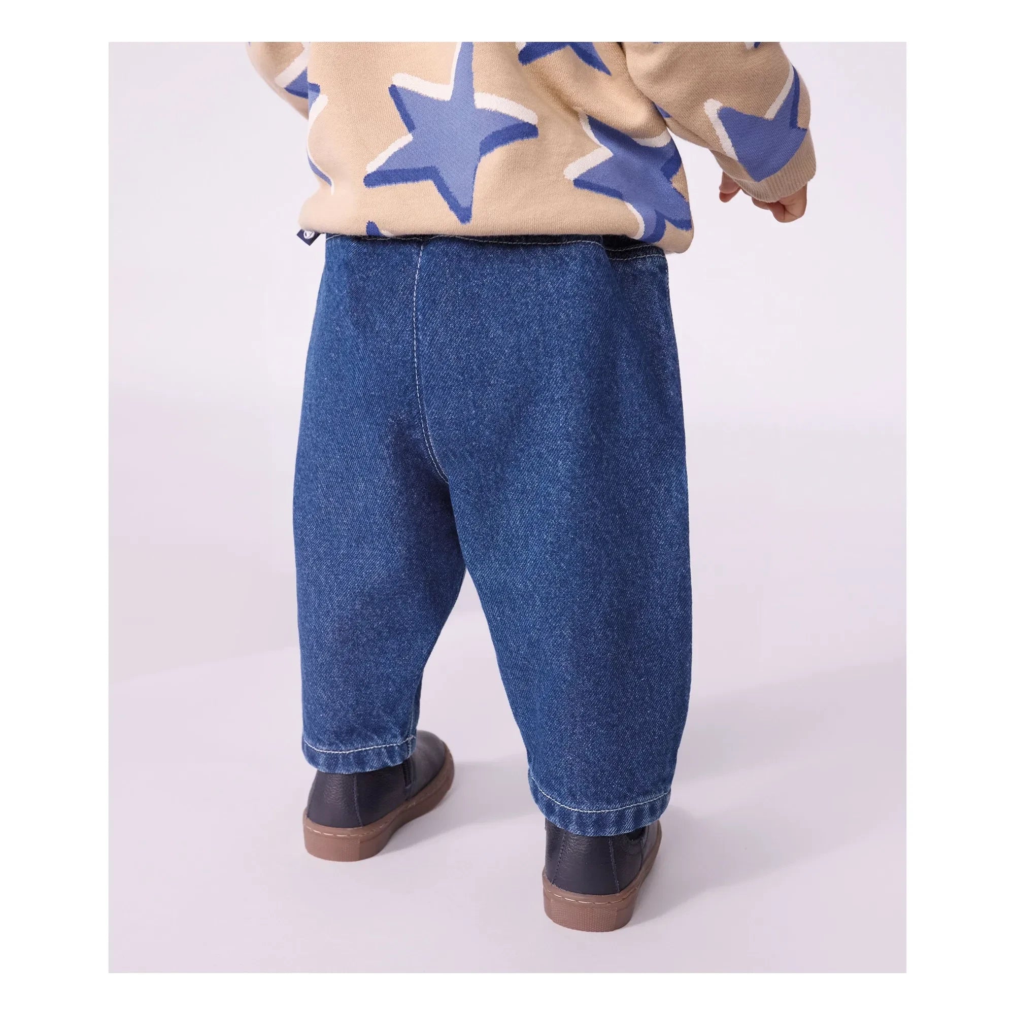 Petit Bateau - Organik pamuklu jean | Mavi