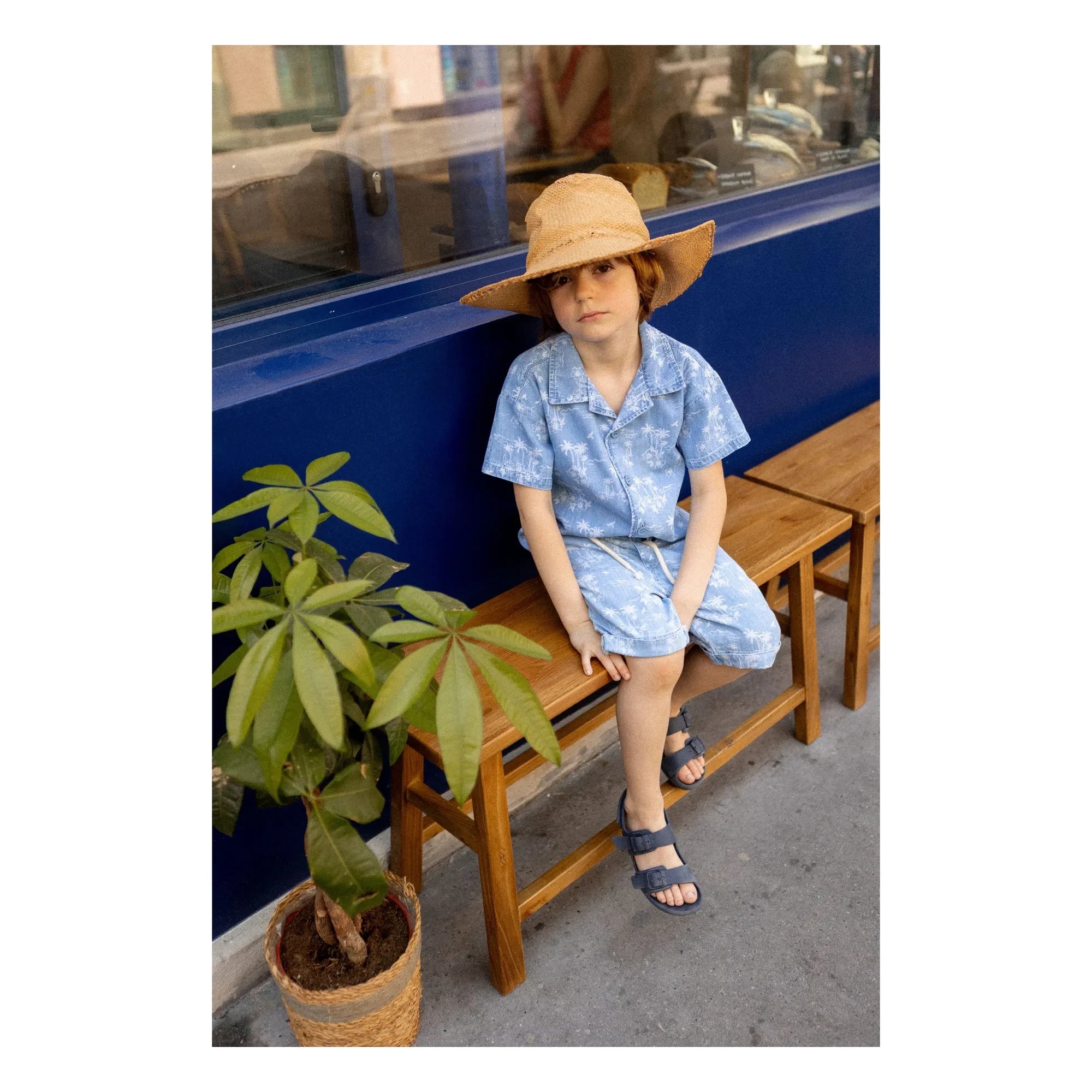 Louis Louise - Denim Magnum Hawaii Hemd | Hellblau