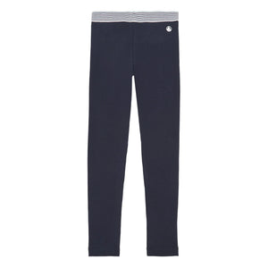 Petit Bateau - Gestreifte Bundhose mit Rock | Marineblau