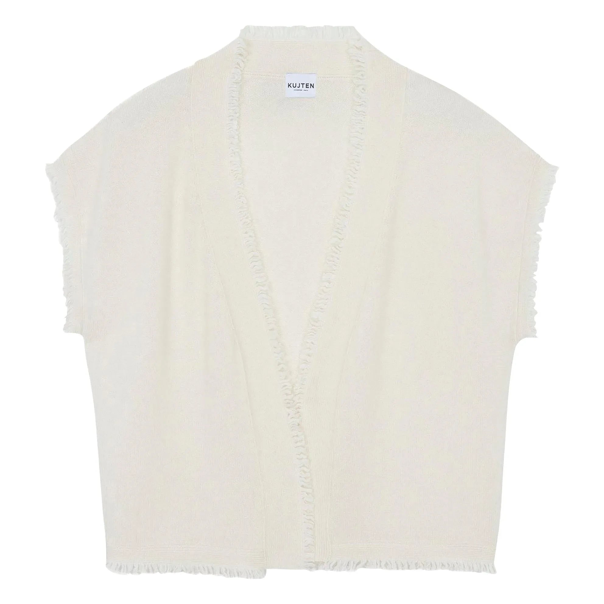 Kujten - Nessa Leinenpullover | Weiß