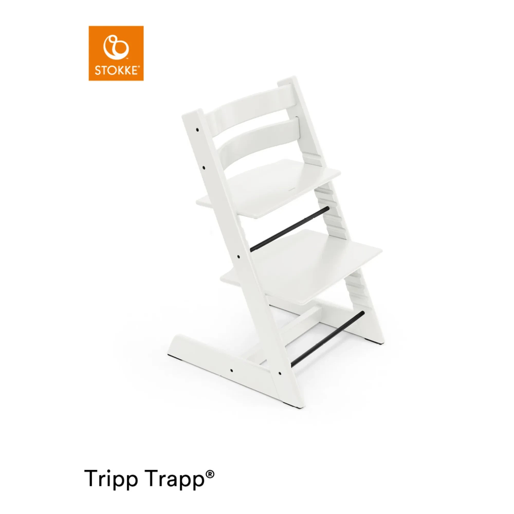 Stokke® - Tripp Trapp® Hochstuhl aus Buchenholz | Weiß