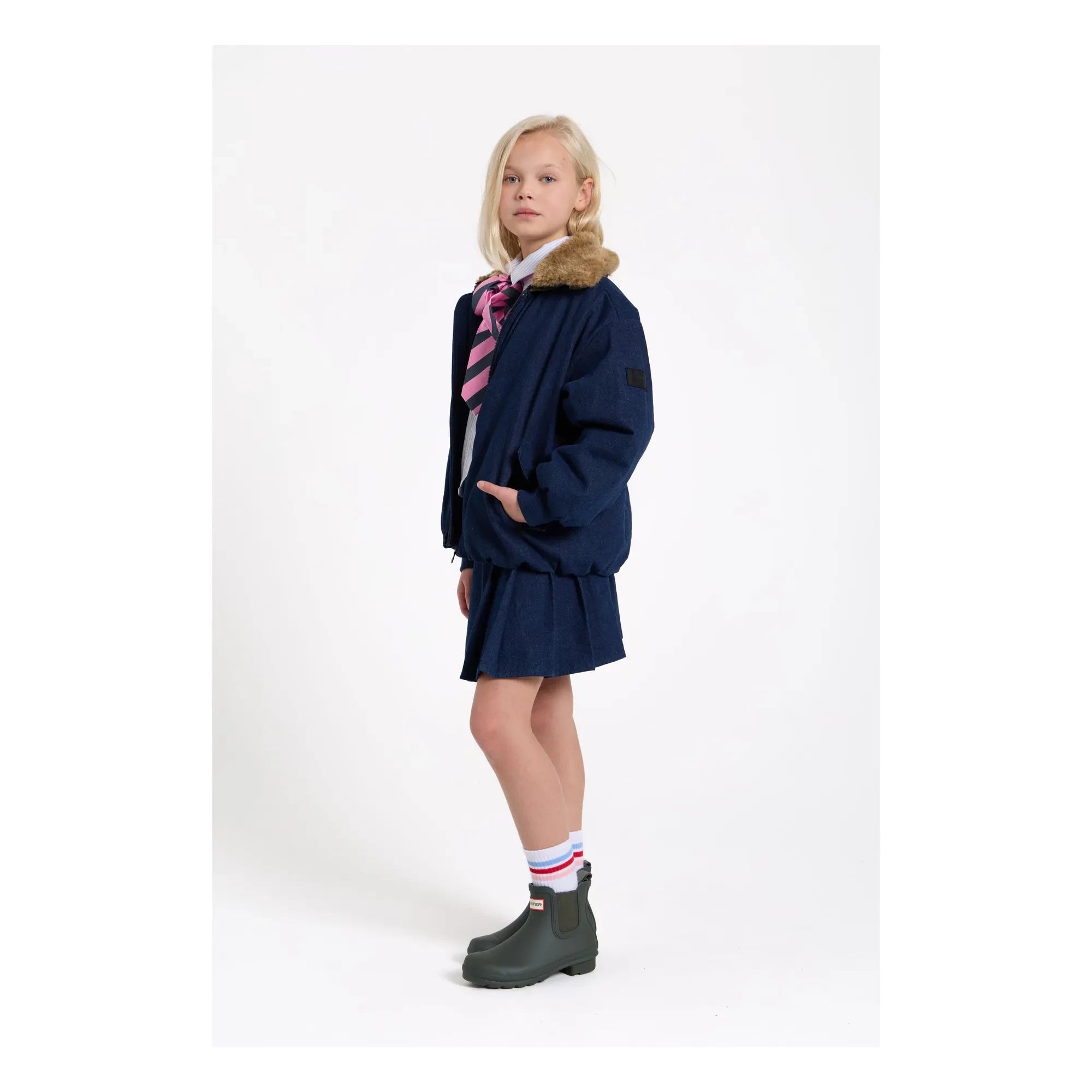 Finger in the nose - Aria Denim Pilotenjacke | Raw Denim
