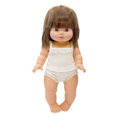 Minikane - Babypuppe mit geripptem Strickset Kirsche