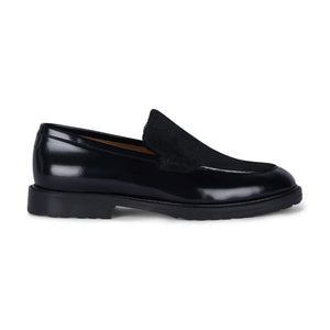 Anthology Paris - Ralph Loafer aus zwei Materialien | Schwarz