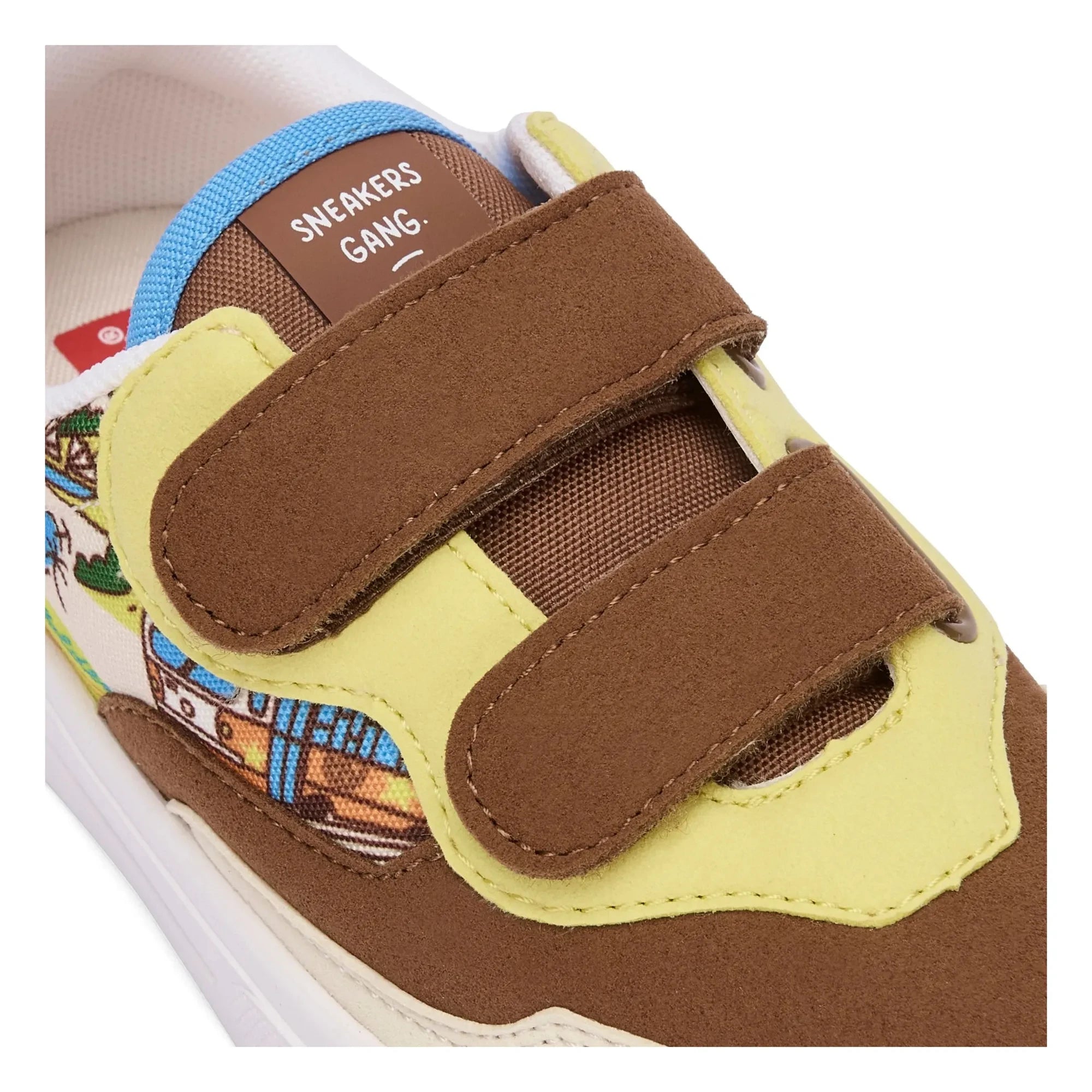 Hello Hossy - San Francisco Sneaker mit Kratz-Detail | Braun