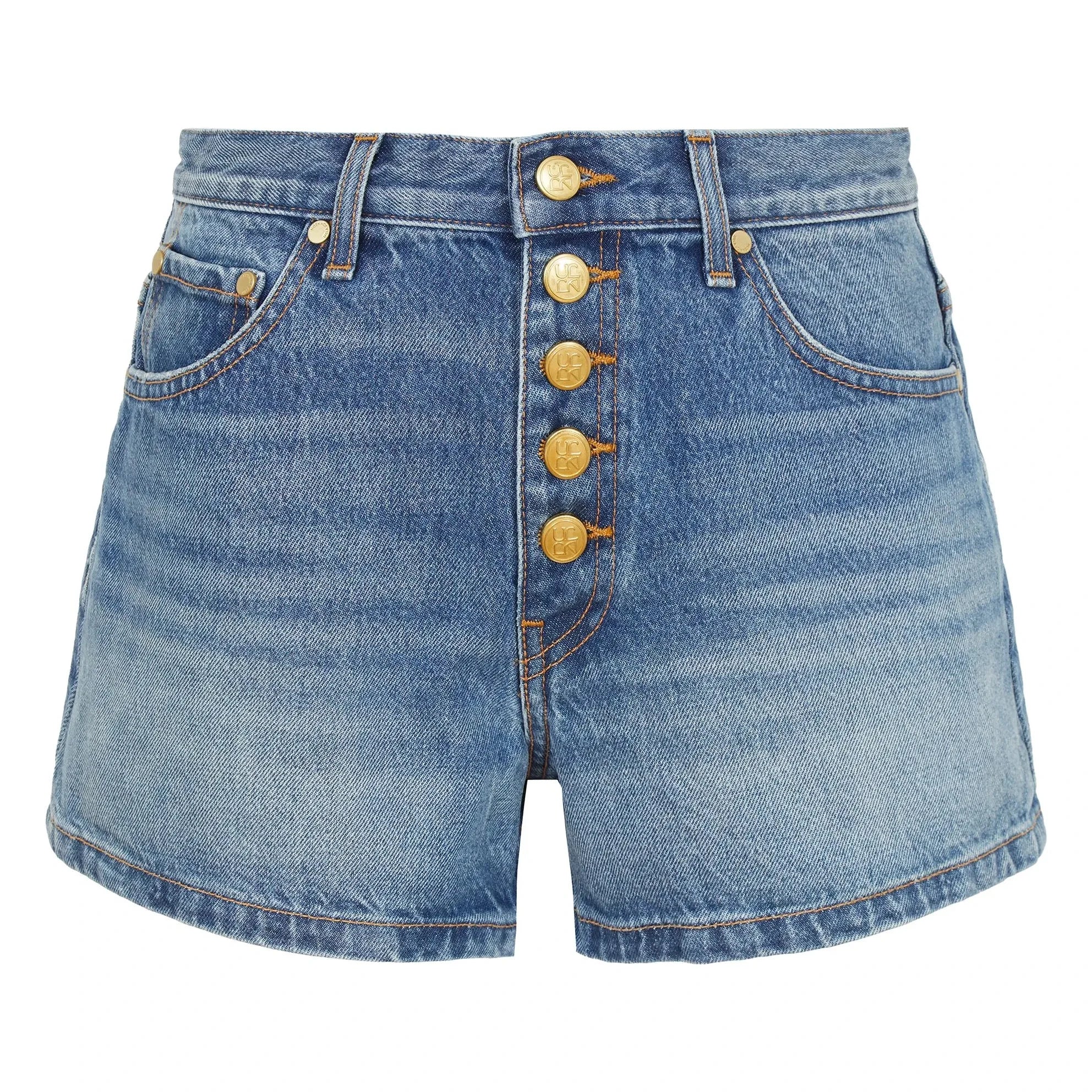 Ulla Johnson - The Greta Kurz | Mittleres Blau