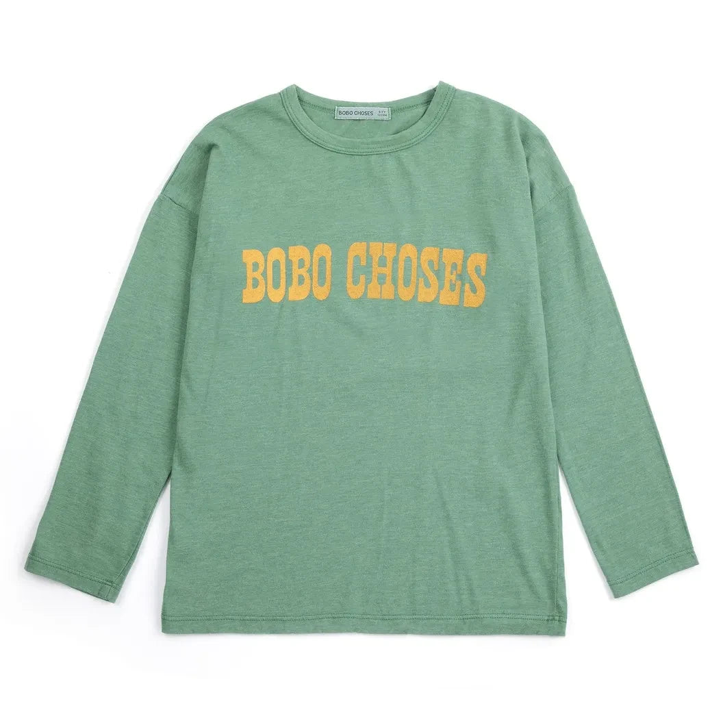 Bobo Choses - Bobo Choses Geri Dönüştürülmüş Elyaflı Tişört | Yeşil