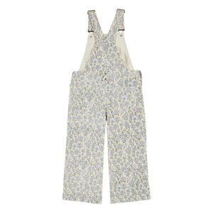 Emile et Ida - Latzhose mit Blumenmuster | Creme