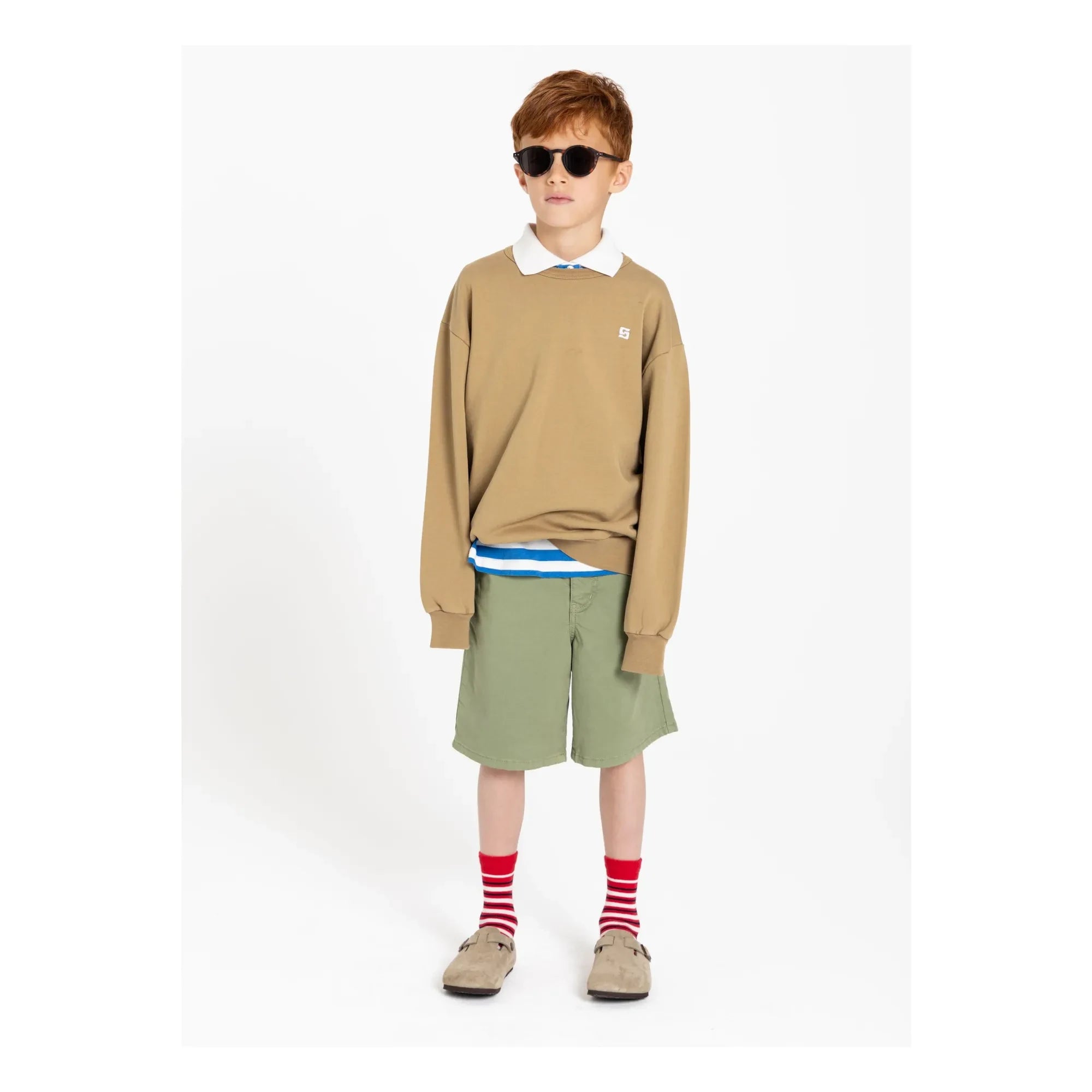 Smallable Kid - Malo Gestreifte Socken | Rot