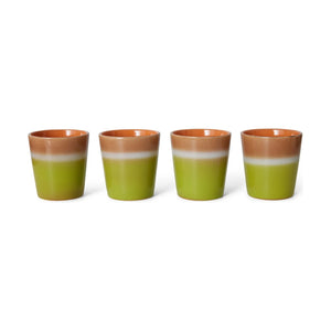 HKliving - Stoneware Tasse | Grün