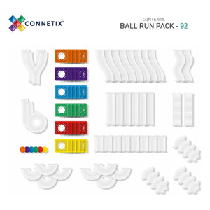 Connetix - Ball Run Pack - 92 Teile | Rainbow