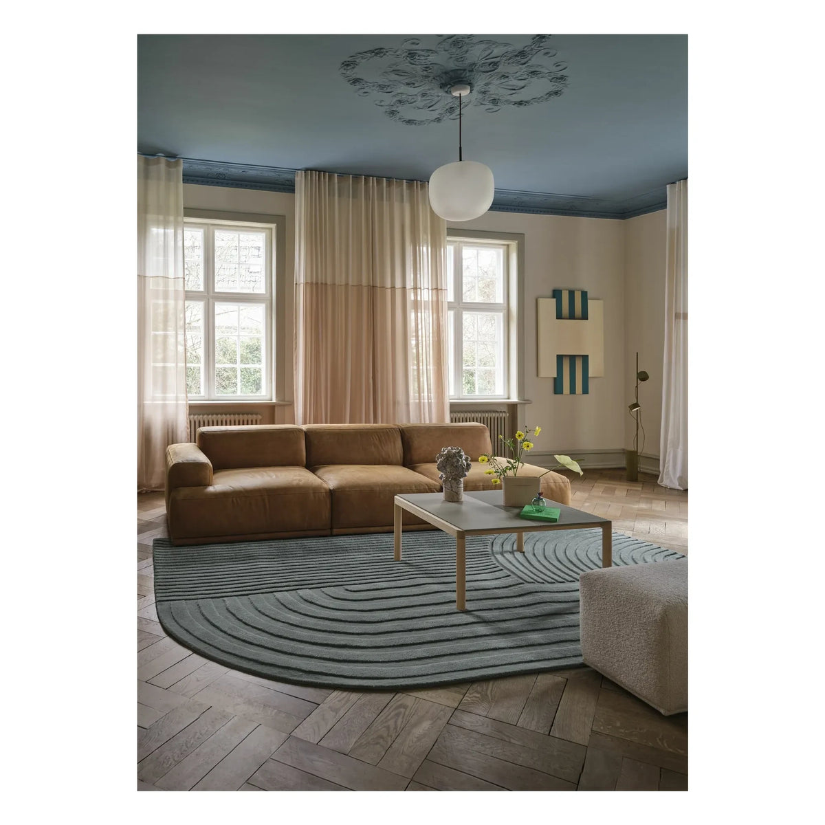 Muuto - Relevo Wollteppich, Studiopepe | Taupebraun