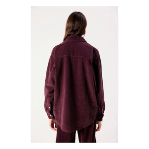 American Vintage - Padow Pamuk Gömlek | Aubergine
